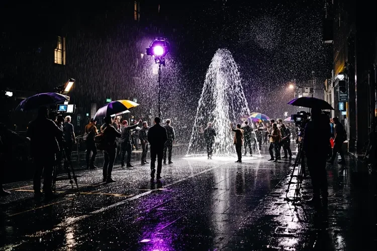 银色回声雨夜戏拍摄：一场戏拍了 17 个雨夜 - 51视频网